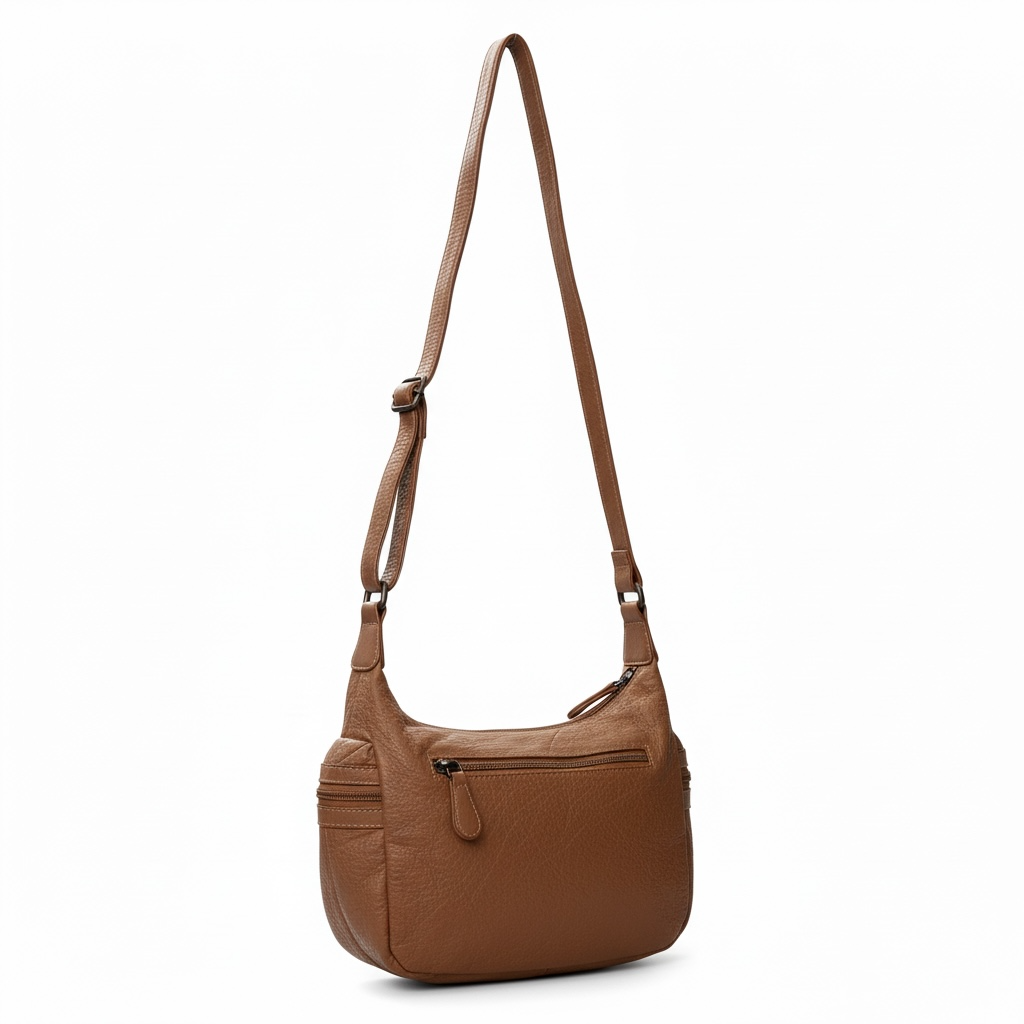 Дамска чанта от мека еленска кожа