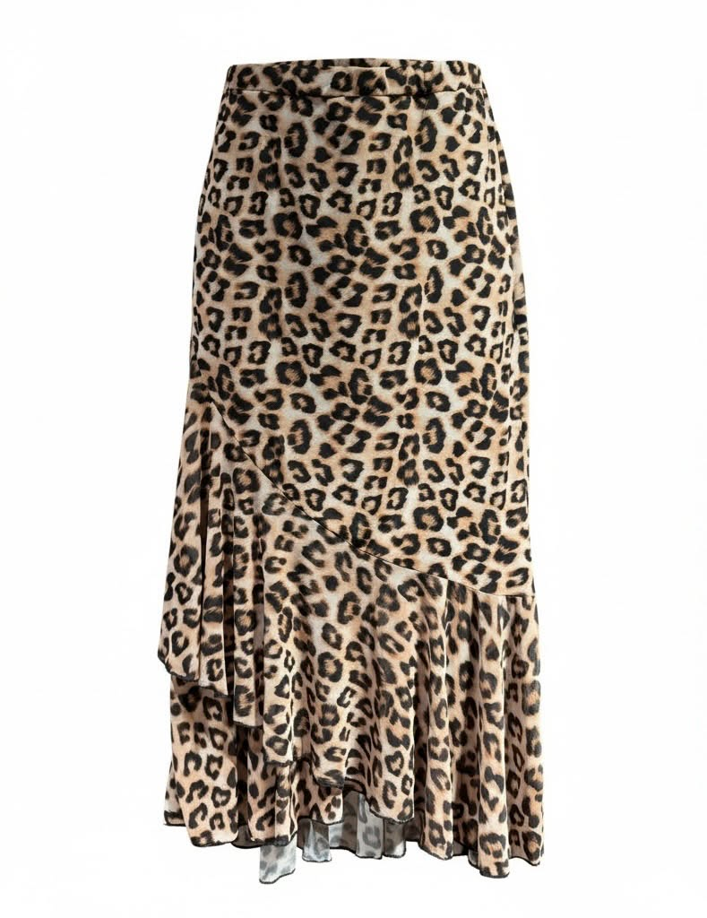 Дълга дамска тигрова пола