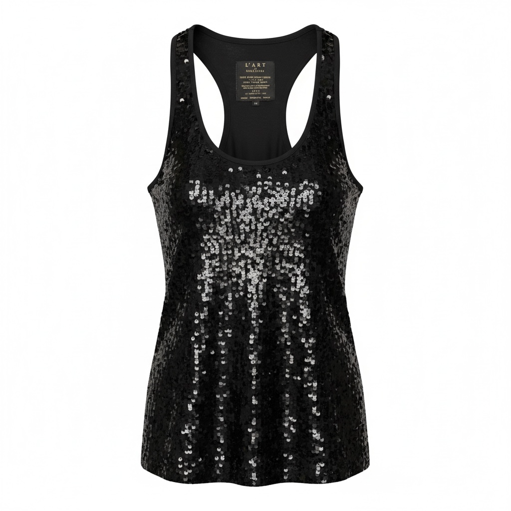 Дамски топ с пайети L'Art